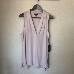 Vince Camuto sleeveless blouse in hush pink